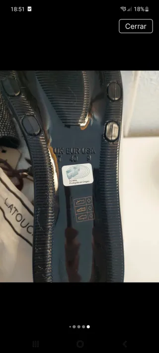 Sandalias LATOUCHE  con Brillantitos. Talla 40