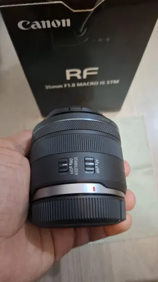 Canon RF 35mm f1.8 Macro IS STM (Excelente Estado)