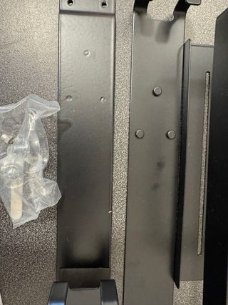 Soporte de pared metálico para ducha