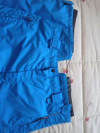 Pantalón de esquí infantil azul, 146/152 cm.