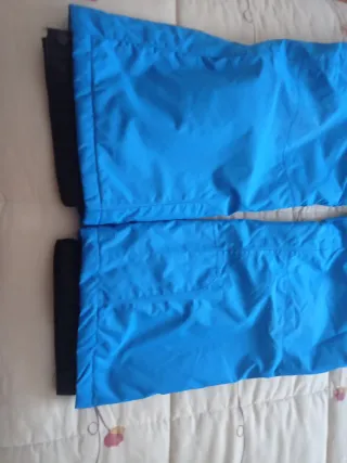 Pantalón de esquí infantil azul, 146/152 cm.