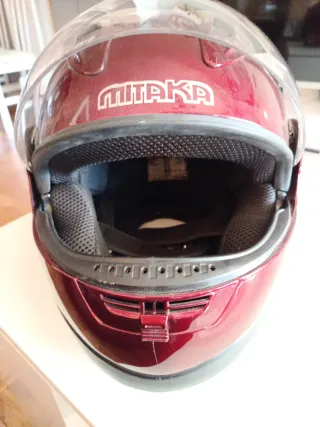 Casco Moto Mitaka Talla L Rojo