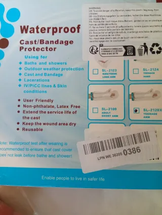 Protector de vendaje impermeable