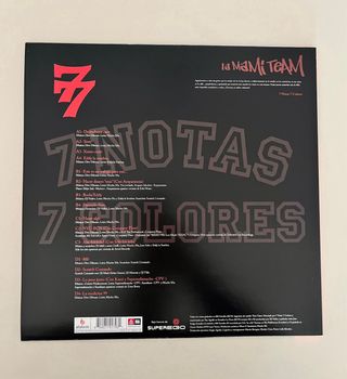 Vinilo NUEVO 7 Notas 7 Colores - 77 (rap) hip-hop