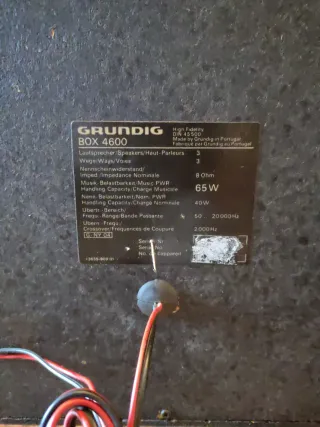 Cajas Acústicas Grundig Negras 65w
