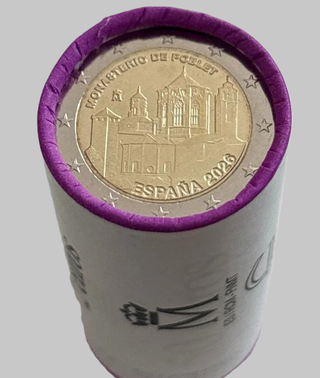 2 Euros Conmemorativos España 2026 Poblet