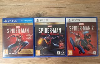 Lote Spider-Man PS4 y PS5 Edición Juego del Año