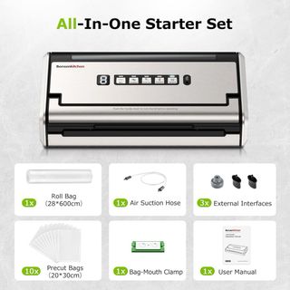 NUEVO! Sellador vacío Acero Inoxidable