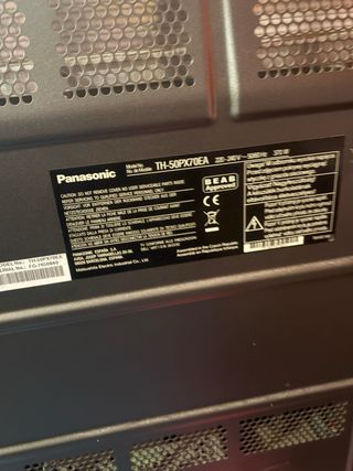 Televisión Panasonic Negra