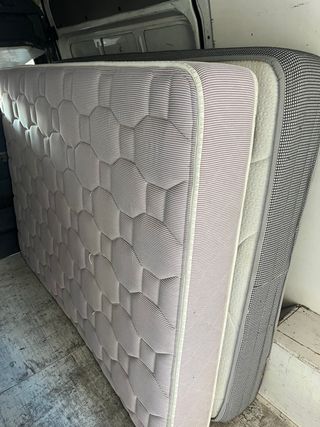 Colchón somier con patas 135x190