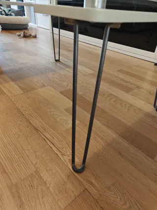 Mesita de centro salón cristal 80x50cm