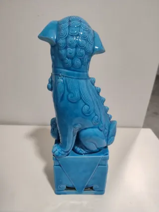 Figura León foo dog porcelana china