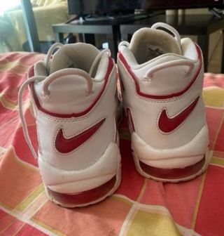 Nike Air More Uptempo Bianche e Rosse
