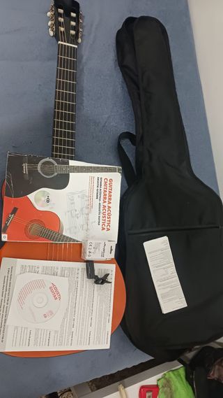 Guitarra acústica Sheffield +funda +accesorios