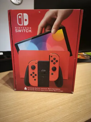 Nintendo Switch OLED Edición Mario + Estuche