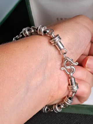 Pulsera de hombre de Plata Ley 925 Maciza