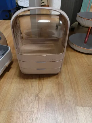 Joybos Organizador Maquillaje Cajones Dorado