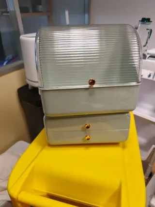 Joybos Organizador Maquillaje Cajones Dorado