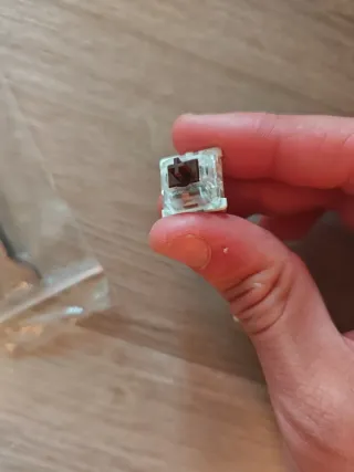 Teclado Royal Kludge RK68 Marrón Blanco