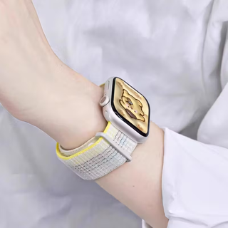 Correa Apple Watch blanca – estilo nylon elegante