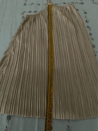 Top H&M plissettato beige taglie grandi