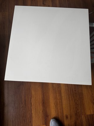 2 Mesas auxiliar Ikea negra y blanco regal carrito