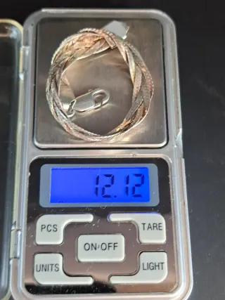 Pulsera Plata Ley 925 Trenzada Vintage