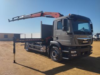 MAN TGM 18 290-CAMIONES GRUA