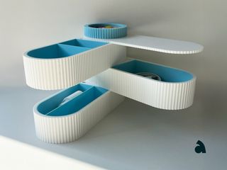 Organizador con cajones de escritorio