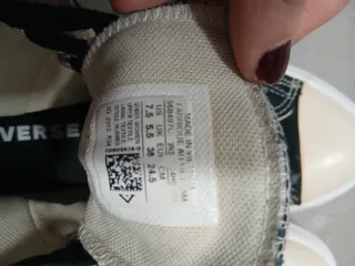 Zapatillas Converse altas negras