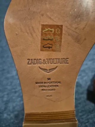 Botas Zadig & Voltaire Beige/Rojo