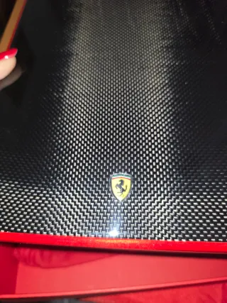 Portafoto Ferrari Pelle e Fibra di Carbonio