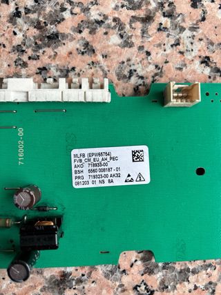 Placa Electrónica Lavadora MLFB EPW65754