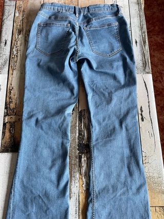 Pantalón Vaquero Campana Azul