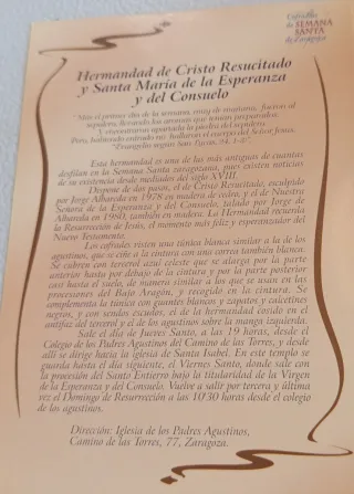 24 Figuras Metal Cofradías Semana Santa Zaragoza