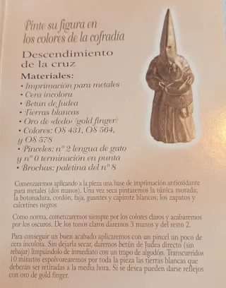 24 Figuras Metal Cofradías Semana Santa Zaragoza