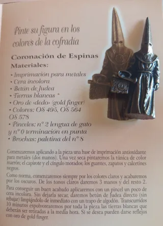 24 Figuras Metal Cofradías Semana Santa Zaragoza