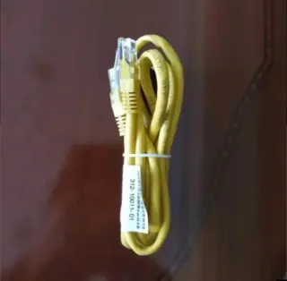 Cable de red Ethernet UTP amarillo 2m