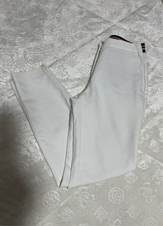 Pantalón de vestir Zara mujer blanco