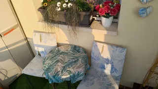 Mesa y 2 Sillas Balcón/Terraza