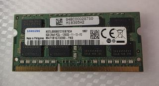 RAM SODIMM DE 8GB DDR3 Samsung
