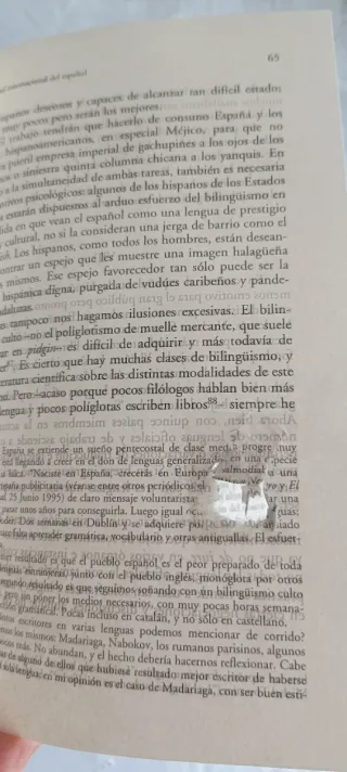 EL PESO DE LA LENGUA ESPAÑOLA EN EL MUNDO