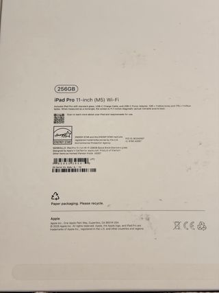 iPad Pro 11 M5 256GB NUEVO GARANTÍA