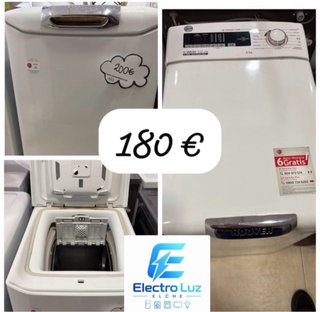 Lavadora carga superior Hoover 8kg
