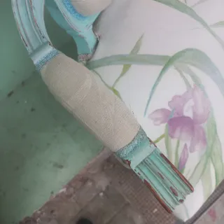 Sofá vintage 2-3 plazas tapizado floral