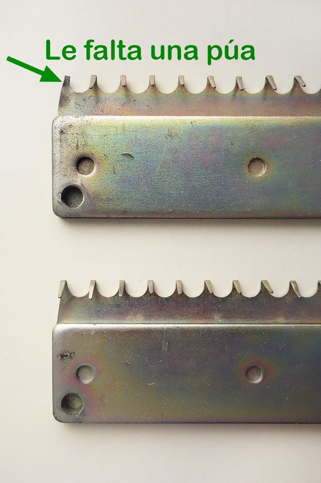 2 Pesas peine universales x máquinas de tejer