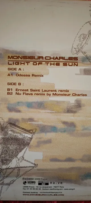 Vinilo •Monsieur Charles - Light of the Sun•