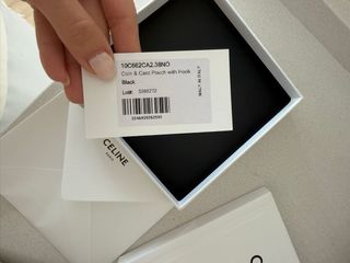 Portafoglio triangolo Celine Triomphe marrone