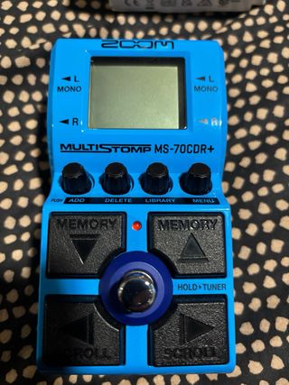 Zoom MS-70CDR+ Multistomp Pedal Efectos