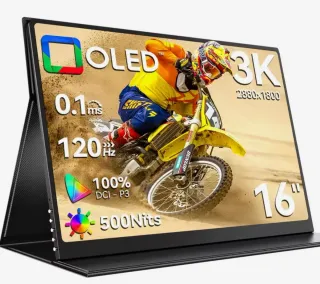 Monitor OLED 16 3K 120Hz portatil USB C